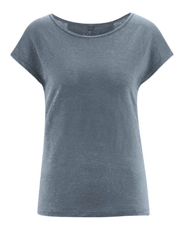 Rundhals Hanf T-Shirt Damen