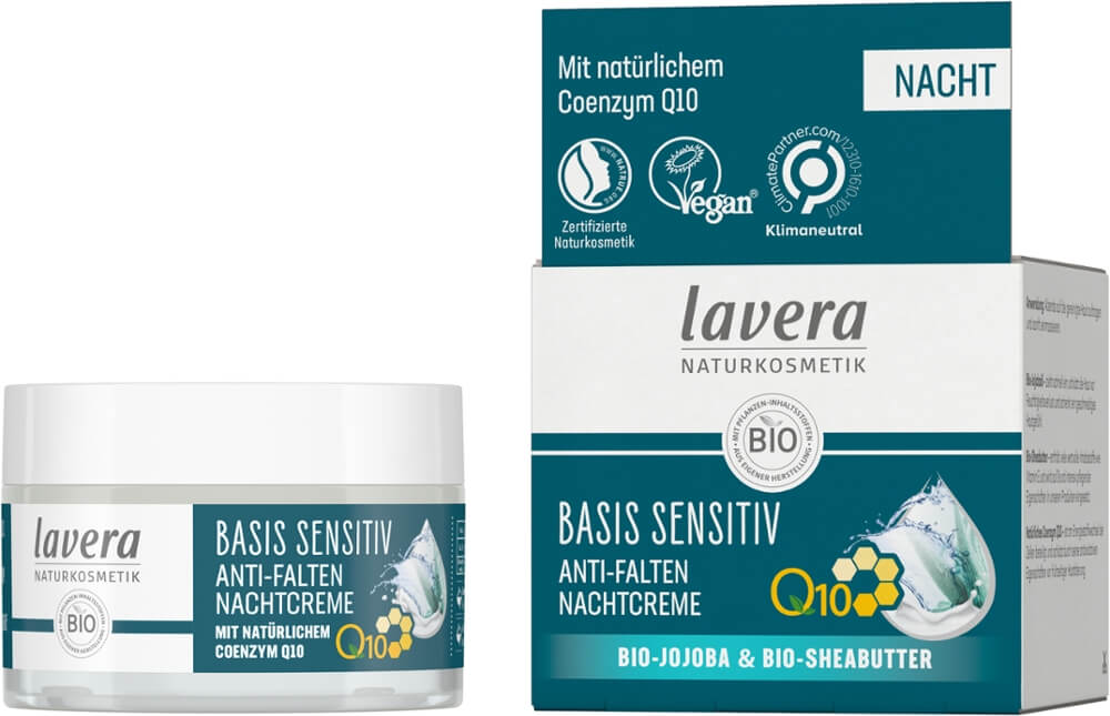 basis sensitiv Anti-Falten Nachtcreme Q10