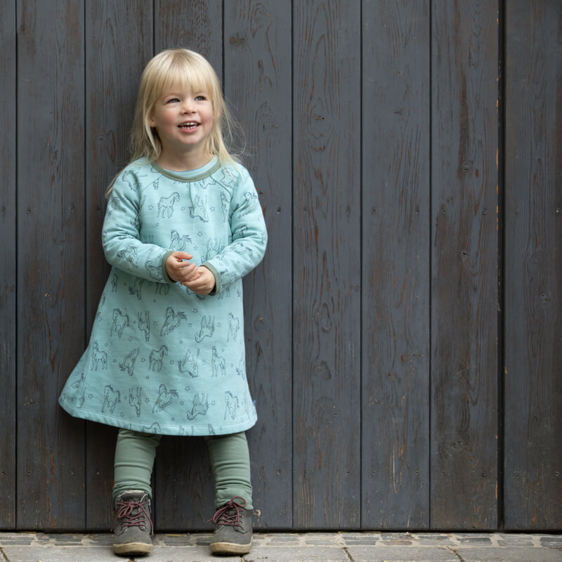 Kinderkleid Mädchen Bio Baumwolle