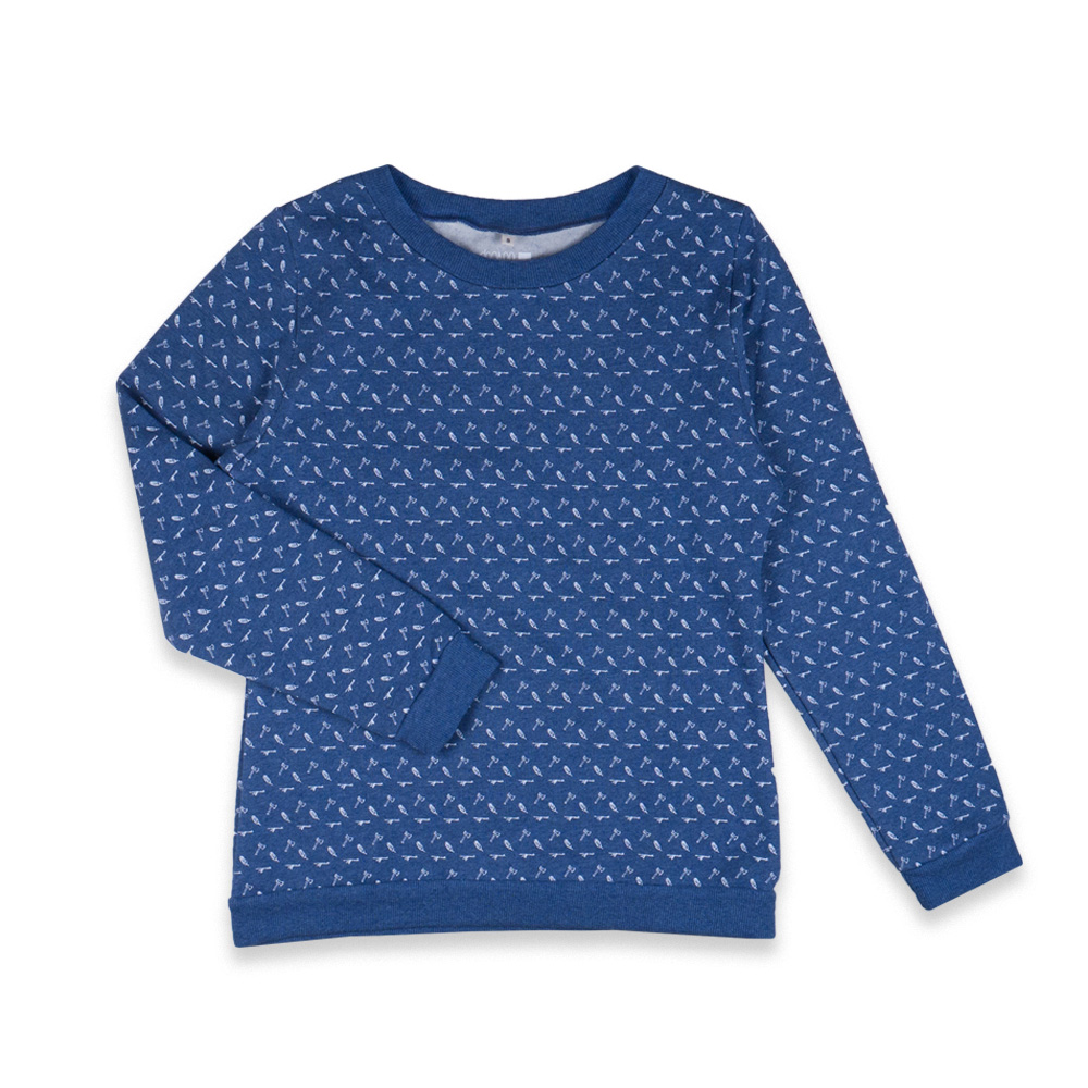 Degree Damen Sweatshirt Smoking Ax hellblau