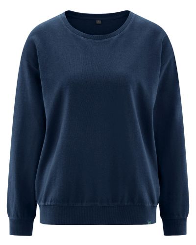 Basic Sweatshirt Damen Nachhaltig aus Hanf und Bio Baumwolle