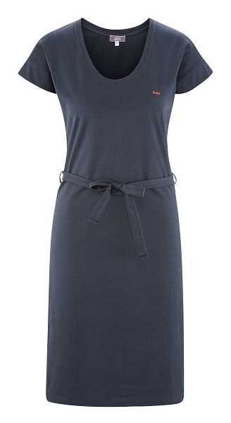 Bio Frühjahr/Sommer Jersey-Kleid mit abnehmbaren Gürtel