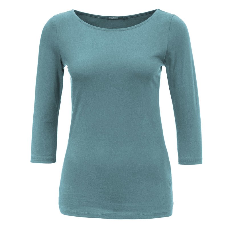 GreenBomb Basic Longsleeve in arctic blue