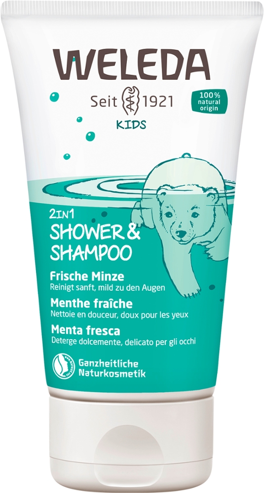 2 in 1 Shower & Shampoo Frische Minze