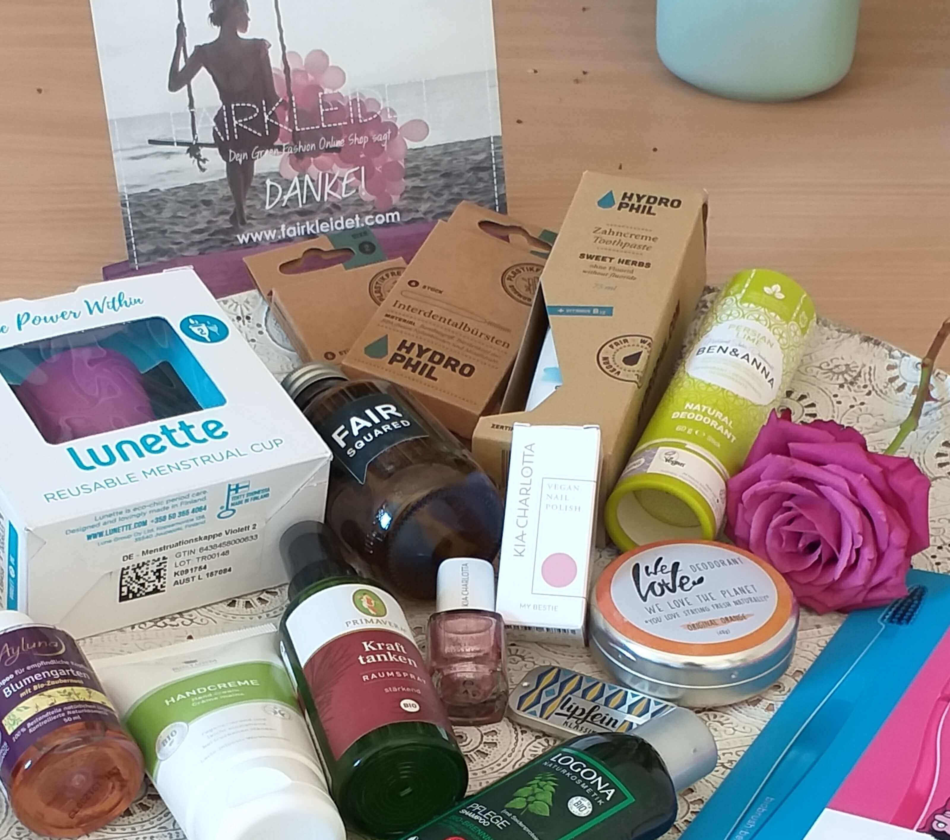 Naturkosmetik Marken Online Shop - Uebersichtsbild mit vielen Artikeln